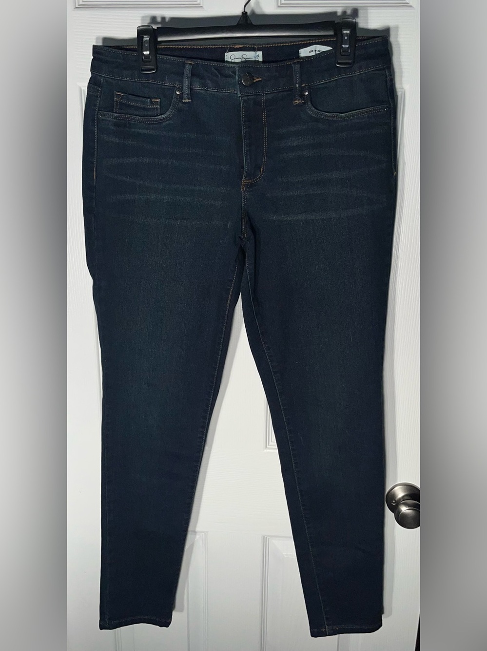Jessica Simpson Jeans Women’s 12/31 Blue Kiss Me Super Skinny Denim Excellent